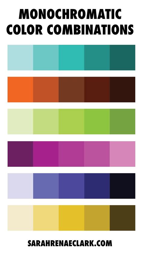 Monochromatic Color Harmonies Take Just One Base Color Or Hue From