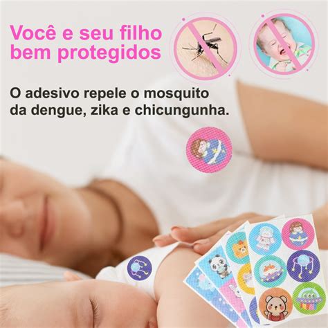 Kit 72x Adesivo Repelente Natural Adulto Ou Infantil Sai Mosquito