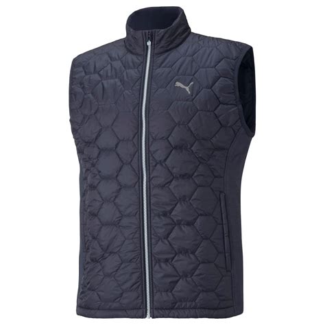 Puma Cloudspun Wrmlbl Vest Navy Blazer Scottsdale Golf