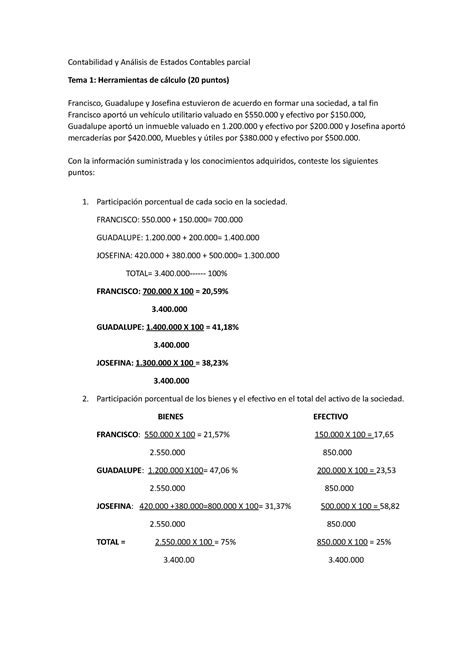 Contabilidad y Análisis de Estados Contables parcial 200 y efectivo