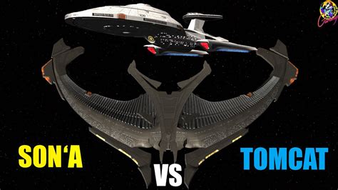 USS Tomcat VS 2 Son A Battleships Star Trek Insurrection Starship