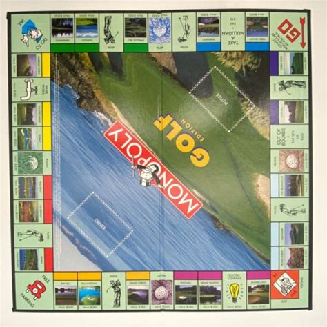 Monopoly Golf New Edition Game Board Only 1998 Ubuy India