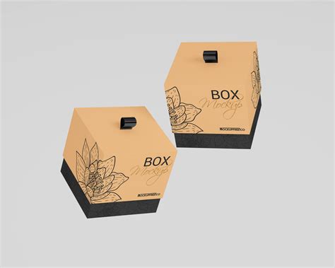 Free Box Mockup PSD Template by MockupFreeCo on DeviantArt