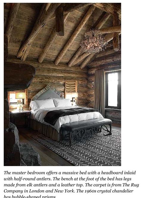 Rustic Elegance Ralph Kylloe Cabin Decor Rustic Elegance Bedroom