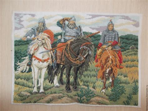 Три богатыря – купить на Ярмарке Мастеров – 8Q8D9RU | Картины, Тольятти