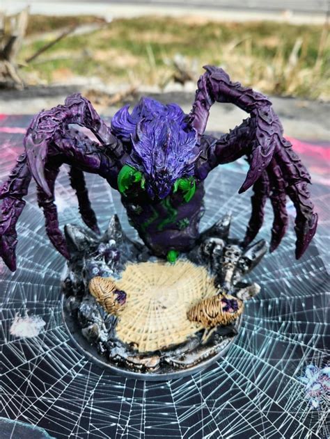 I painted a giant spider for my DnD game. : r/minipainting