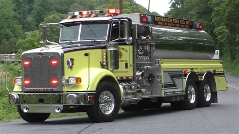 Monarch Fire Company Tanker Responding Youtube