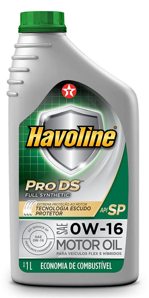 Texaco Lubrificantes HAVOLINE PRODS FULL SYNTHETIC API SP SAE 0W 16