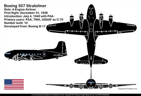 Boeing 307 Stratoliner four-engine commercial monoplane