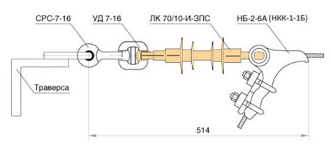 ЛК-70/10-И-3 ГС изолятор композитный - ООО ЭНЕРГЕТИК-1 Кабельные муфты