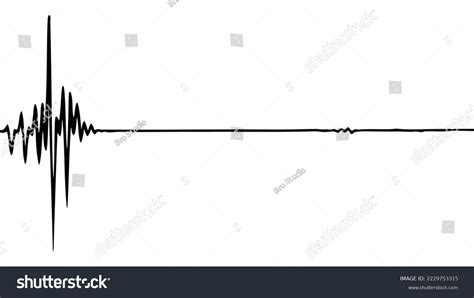 Earthquake Seismic Wave Earth Quake Seismograph Stock Vector Royalty Free 2229753315