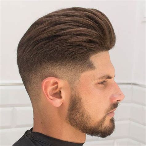 21 Best Pompadour Fade Haircuts 2019 Modelos De Barba Estilos De