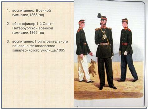 Военная форма в кадетских корпусах XVIII-начало XX вв - презентация онлайн