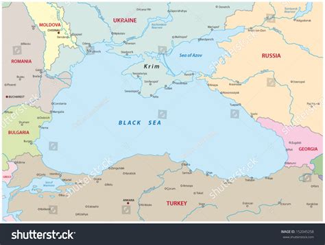 Political Map Of Black Sea