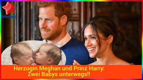 Herzogin Meghan Und Prinz Harry Zwei Babys Unterwegs Youtube