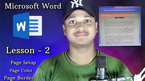 Microsoft Word Tutorial Part Ms Word Introduction Ms Word Page