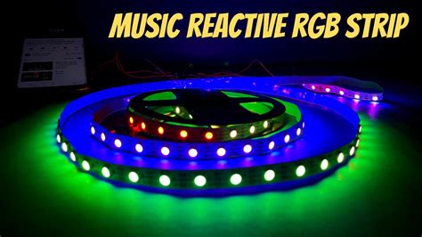 How To Make Diy Music Reactive Rgb Led Strip Using Ws2812b Led Youtube