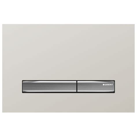 Geberit Sigma50 Dual Flush Plate Chrome Sand Grey Geberit 115 788