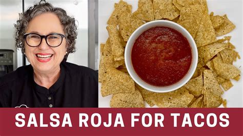 How To Make A Spicy Red Salsa Roja For Tacos And Chips The Frugal