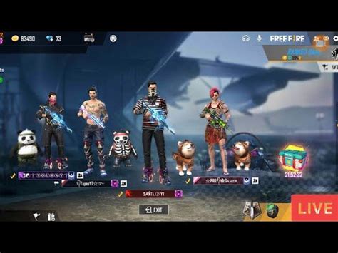 Free Fire Ranked Heroic Squad Live Garena Free Fire Youtube