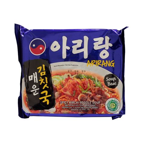 Jual Arirang Mie Soup Kimchi Spicy 120gr Shopee Indonesia