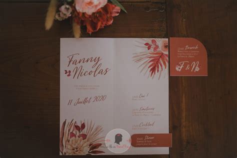 Le Faire Part De Mariage Dentelle Corail De Victoire James La