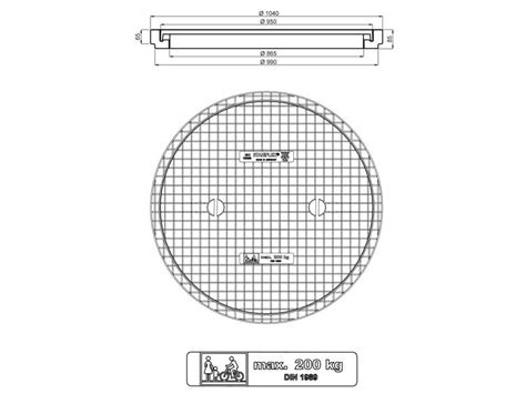 Stabiflex Schachtabdeckung Basic Xxl Kg Typ Mit Griffmulden