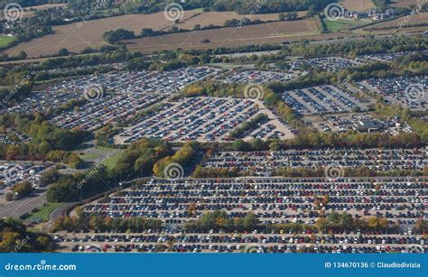 London Stansted Airport Long Stay Car Park Stock Photo - Image of ...