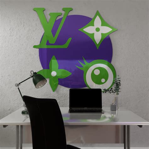 Louis Vuitton | Monogram | Art | Wall Print | Design | Glass Print