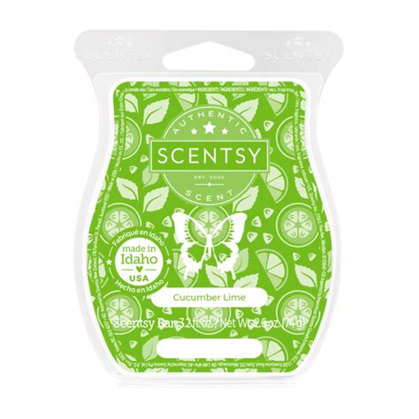 Cucumber Lime Scentsy Bar Sammy Grace Scents