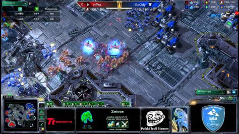 Troll TvP Goody Vs ViPro G1 Starcraft 2 720p Stream HD Polski