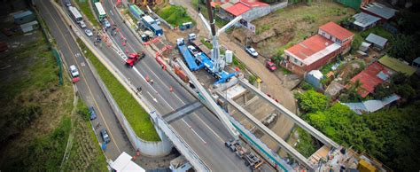 Concluida instalación de vigas en puente sobre río Virilla RN 32