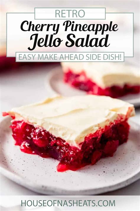 The Best Cherry Pineapple Jello Salad House Of Nash Eats