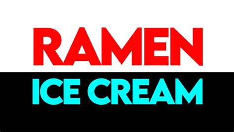 RAMEN ICE CREAM - THE RAMEN RATER