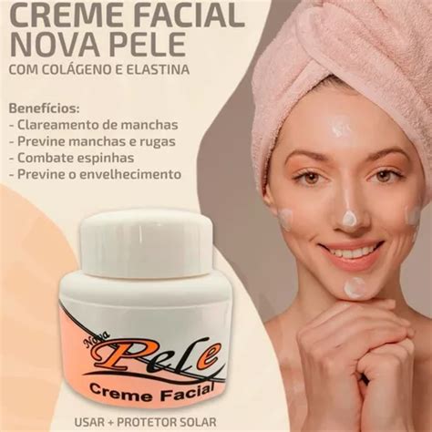 Kit 3 Creme Facial Clareador Nova Pele Manchas De Melasma R 167 Em