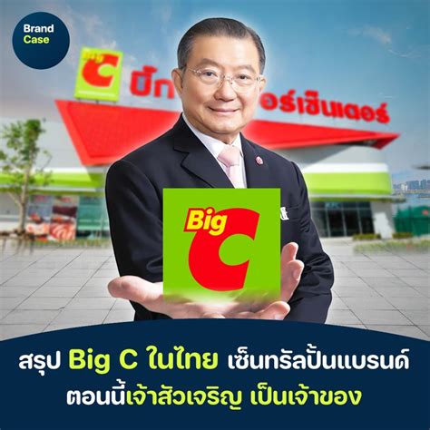 Brandcase สรุป Big C ในไทย เซ็นทรัลปั้นแบรนด์ ตอนนี้เจ้าสัวเจริญ เป็น