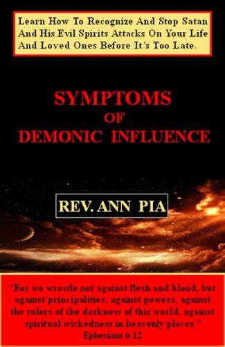 Symptoms Of Demonic Influence Ebook Pia Ann Kindle Store