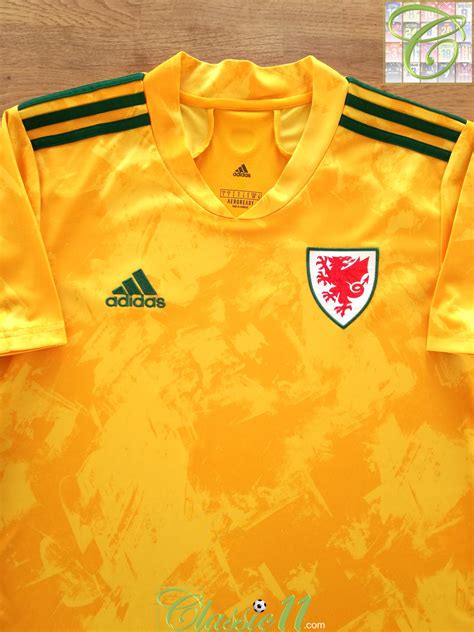 2020/21 Wales Away Football Shirt / Old Official Adidas Soccer Jersey ...