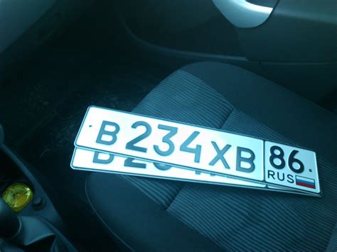Получение гос.номеров — Renault Logan (1G), 1,6 л, 2012 года | налоги и ...