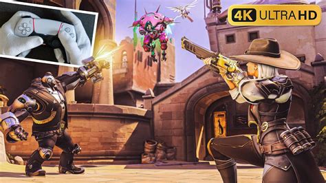 Overwatch 2 Ps5 Gameplay Dualsense Handcam Ashe Midtown Payload