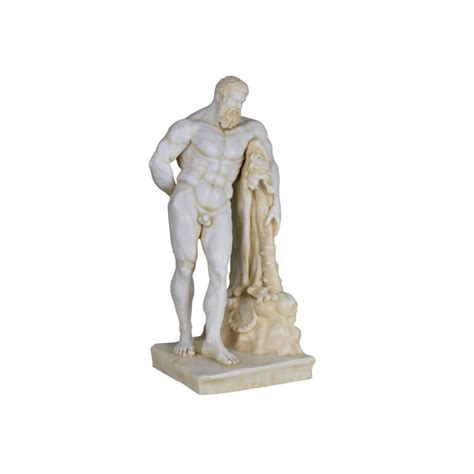 Farnese Hercules Heracles Greek Cast Marble Sculpture Statue Museum ...