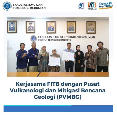 KERJASAMA FITB ITB DAN PUSAT VULKANOLOGI DAN MITIGASI BENCANA GEOLOGI