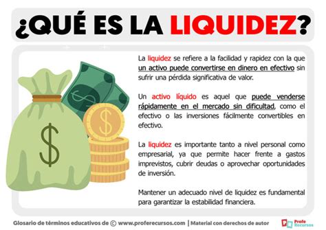 Liquidez Que Es Definicion Y Significado Economipedia Images The Best