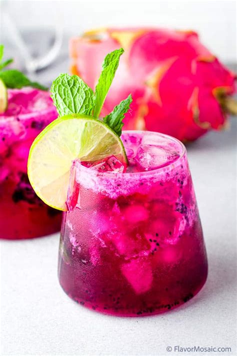 Dragon Fruit Mojito Flavor Mosaic