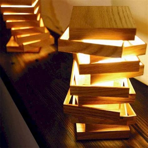 Creative Diy Wooden Lamps Decorating Ideas Page Clodihome