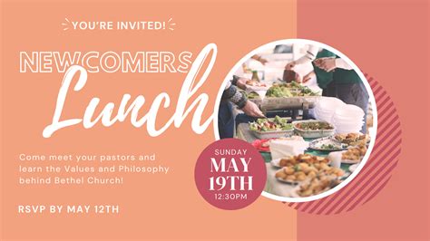 Newcomers Lunch — Bethel Church