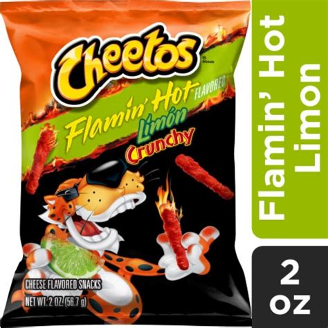 Cheetos® Flamin Hot® Limon Crunchy Cheese Flavored Snacks 2 Oz King Soopers