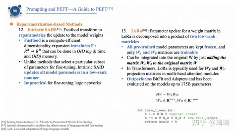 Parameter Efficient Fine Tuning Peft