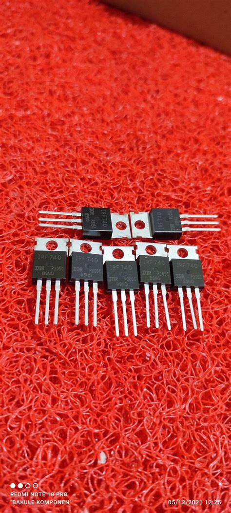 mosfet irf740 n-channel transistor mosfet irf 740 | Lazada Indonesia