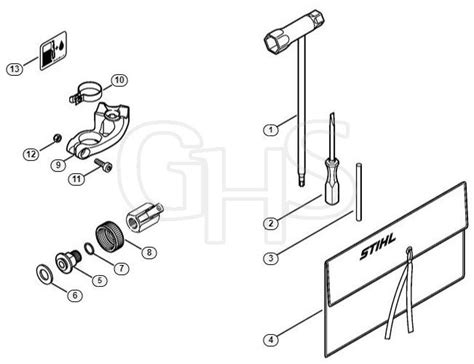 Genuine Stihl TS700 O Tools Extras GHS